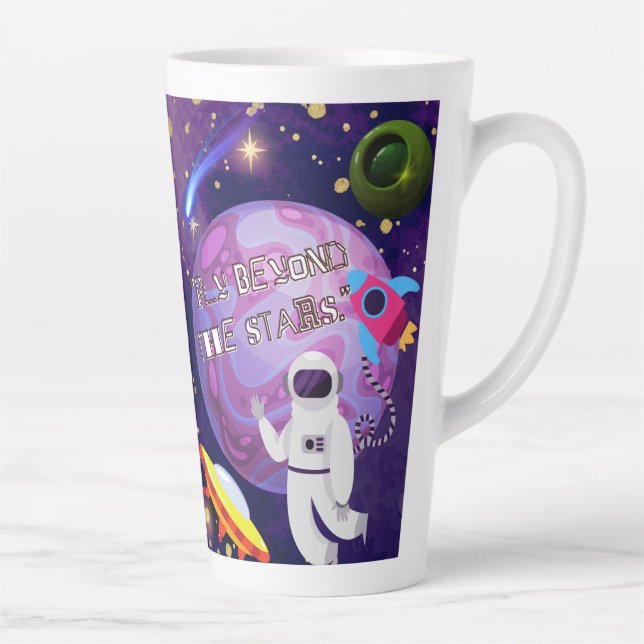 ITS BEYOND THE STARS, ASTRONAUT LATTE MUG (Right)