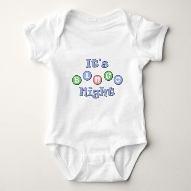 It's Bingo Night Baby Bodysuit (Front)