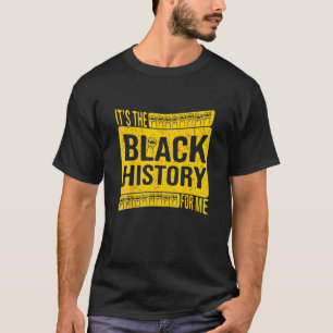 Its Black History For Me Vintage African Month Men T-Shirt