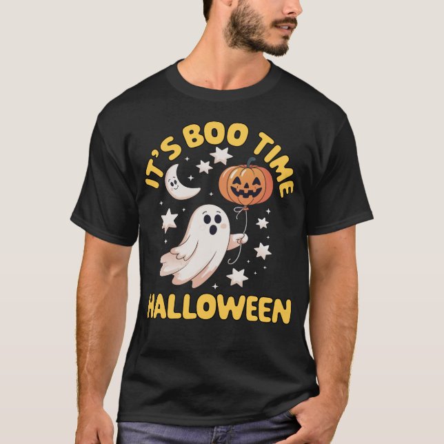 It's Boo Time Halloween T-Shirt (Front)