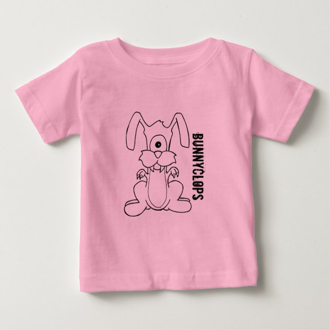 "It's Bunnyclops" Baby T-Shirt (Front)
