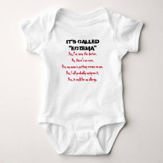 It's Called Eczema Baby Bodysuit (Front)