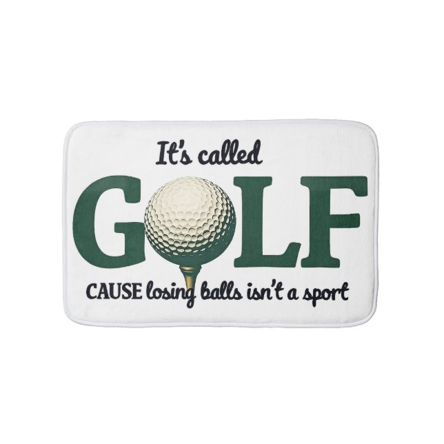 It's Called Golf Funny Bathroom Decor Bath Mat (Front)