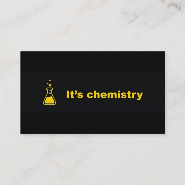 it's chemistry  Business Cards (Front)