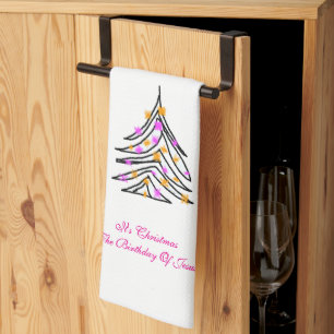 It's Christmas Birthday Of Jesus Tea Towel