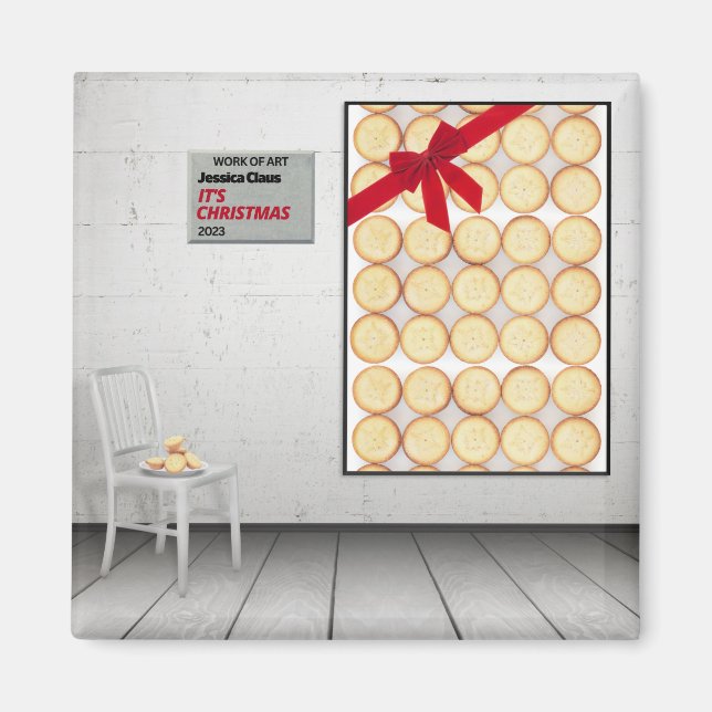 'It's Christmas' by Jessica Claus Magnet (Front)