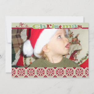 It's Christmas Custom Holiday Photo Card