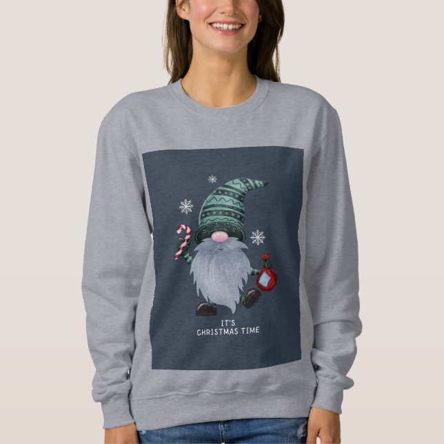 It's Christmas Time Elf Sweatshirt (Front)