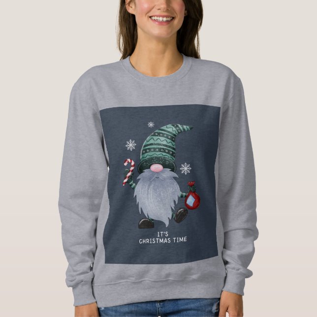 It's Christmas Time Elf Sweatshirt (Front)