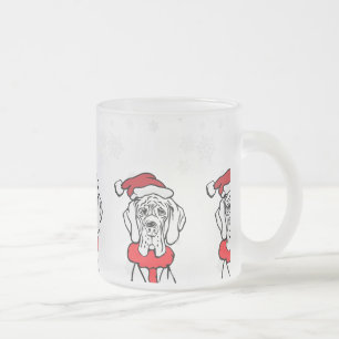 It's Christmas Time Frosted Glass Coffee Mug