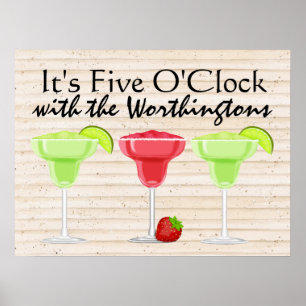It's Cocktail Hour Poster