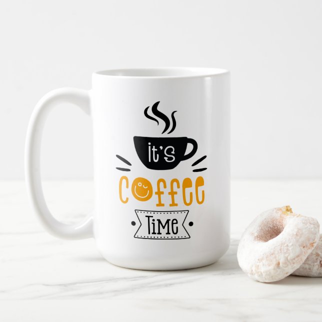 It's Coffee Time, Mug (With Donut)