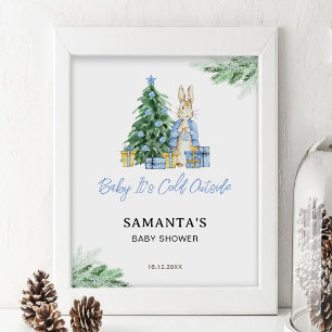 It's Cold Outside Baby Shower Welcome Sign