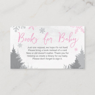It's Cold Outside Books for Baby Enclosure Card