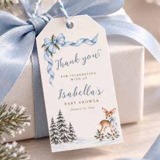 It's Cold Outside Winter Baby Shower Thank You Gift Tags