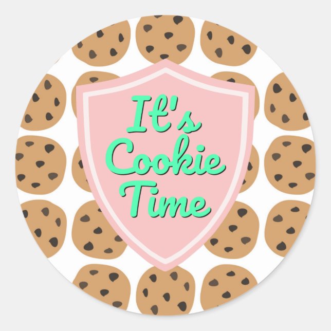 It's cookie time Troop Beverly Hills Classic Round Sticker (Front)