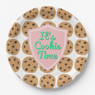 It's cookie time Troop Beverly Hills Paper Plate