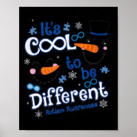 It's Cool Christmas To Be Different - Autism Aware