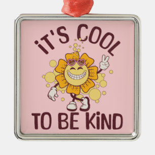 It's cool to be kind metal tree decoration