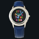 It's Cool To Be Kind Watch<br><div class="desc">Check out this design featuring a colourful phrase.</div>