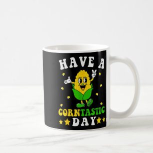 It's Corn Have A Corntastic Day Funny Corn Pun Kid Coffee Mug