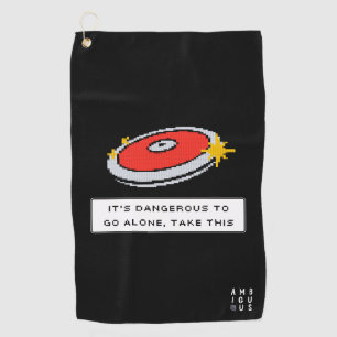 It's Dangerous to Go Alone Disc Golf Towel