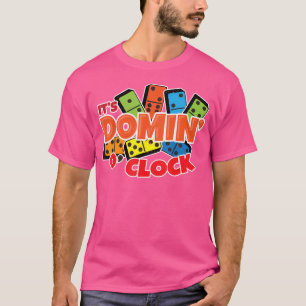 It'S Domin O Clock Shirt Domino Game Player Domi