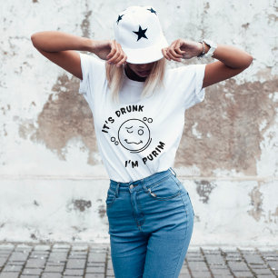 It's Drunk I'm Purim Funny T-Shirt