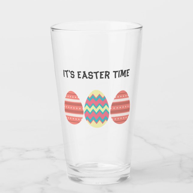 It's Easter time    Coffee Mug Glass (Front)