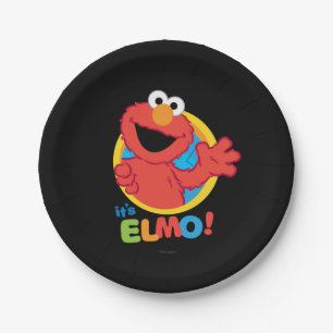 It's Elmo Paper Plate