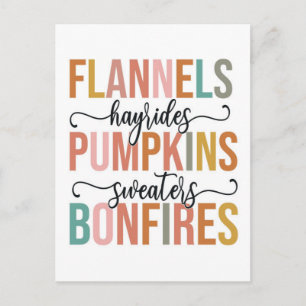 It's Fall Again Postcard