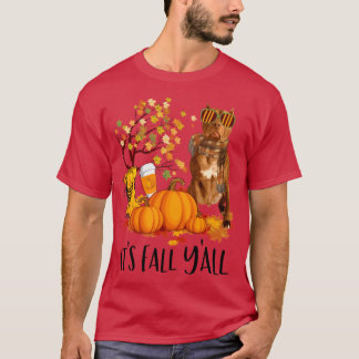 Its Fall Purebred American Pit Bull Terrier Hallow T-Shirt