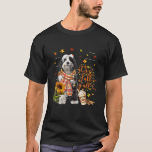 It's Fall Y All Tibetan Terrier Dog Thanksgiving T-Shirt