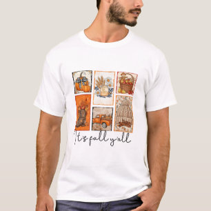 It's Fall Y'all Autumn Pumpkin Season Halloween Th T-Shirt