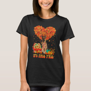 It's Fall Y'all Belgian Malinois Dog Pumpkin Autum T-Shirt