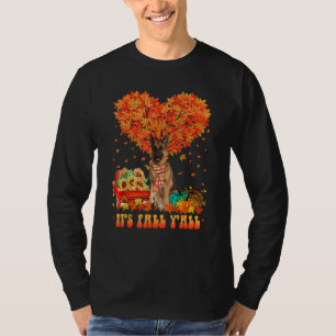 It's Fall Y'all Belgian Malinois Dog Pumpkin Autum T-Shirt