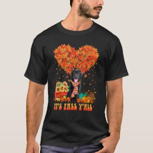 It's Fall Y'all Black Labrador Dog Pumpkin Autumn  T-Shirt