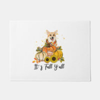 It's Fall Y'all Corgi Pumpkin Thanksgiving