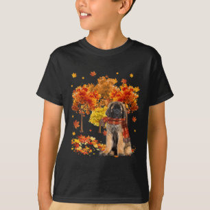 It's Fall Y'all Cute Leonberger Autumn Tree Fall L T-Shirt