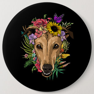 Its Fall Yall Cute Poodle Autumn Tree Fall Leaves  6 Cm Round Badge