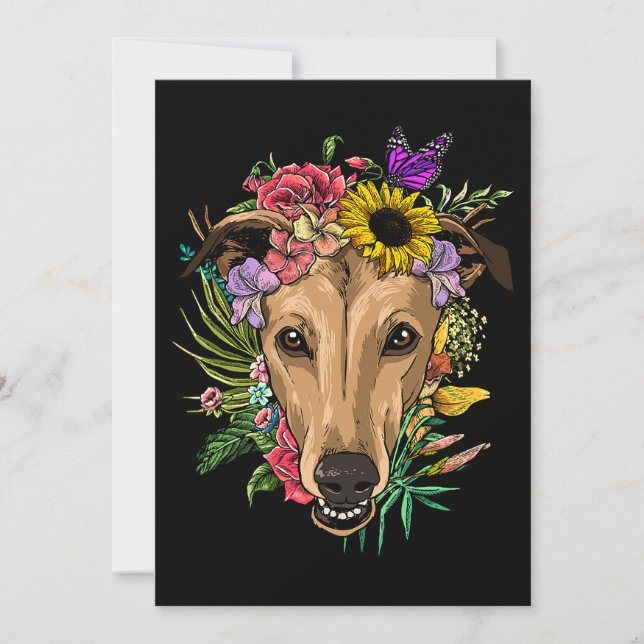 Its Fall Yall Cute Poodle Autumn Tree Fall Leaves  Invitation (Front)