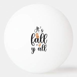 It's fall y'all, cute tea bag ping pong ball