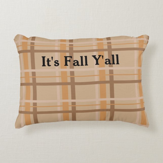 It's Fall Y'all Decorative Cushion (Front)