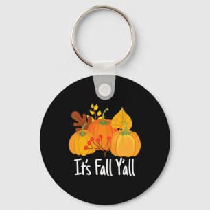 Its Fall Yall Lazy Halloween Costume Thanksgiving Key Ring