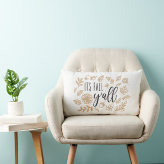 It's Fall Y'all Lumbar Cushion