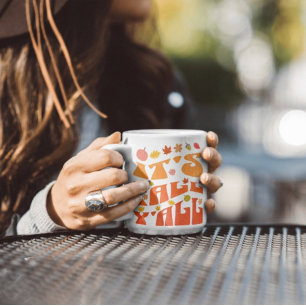 It's Fall Y'all Pumpkin And Fall Leaves Autumn  Coffee Mug