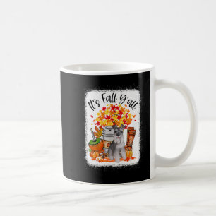 It's Fall Y'all Schnauzer Dog Halloween Thanksgivi Coffee Mug