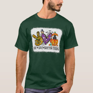 Its Fall Yall Scottish Terrier Autumn Halloween Co T-Shirt
