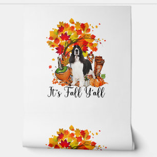 It's Fall Y'all Springer Spaniel Dog Halloween Tha Wallpaper