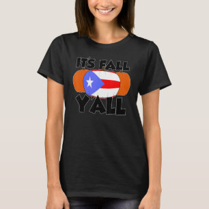It's Fall Y'all Thanksgiving Pumpkin Texas T-Shirt